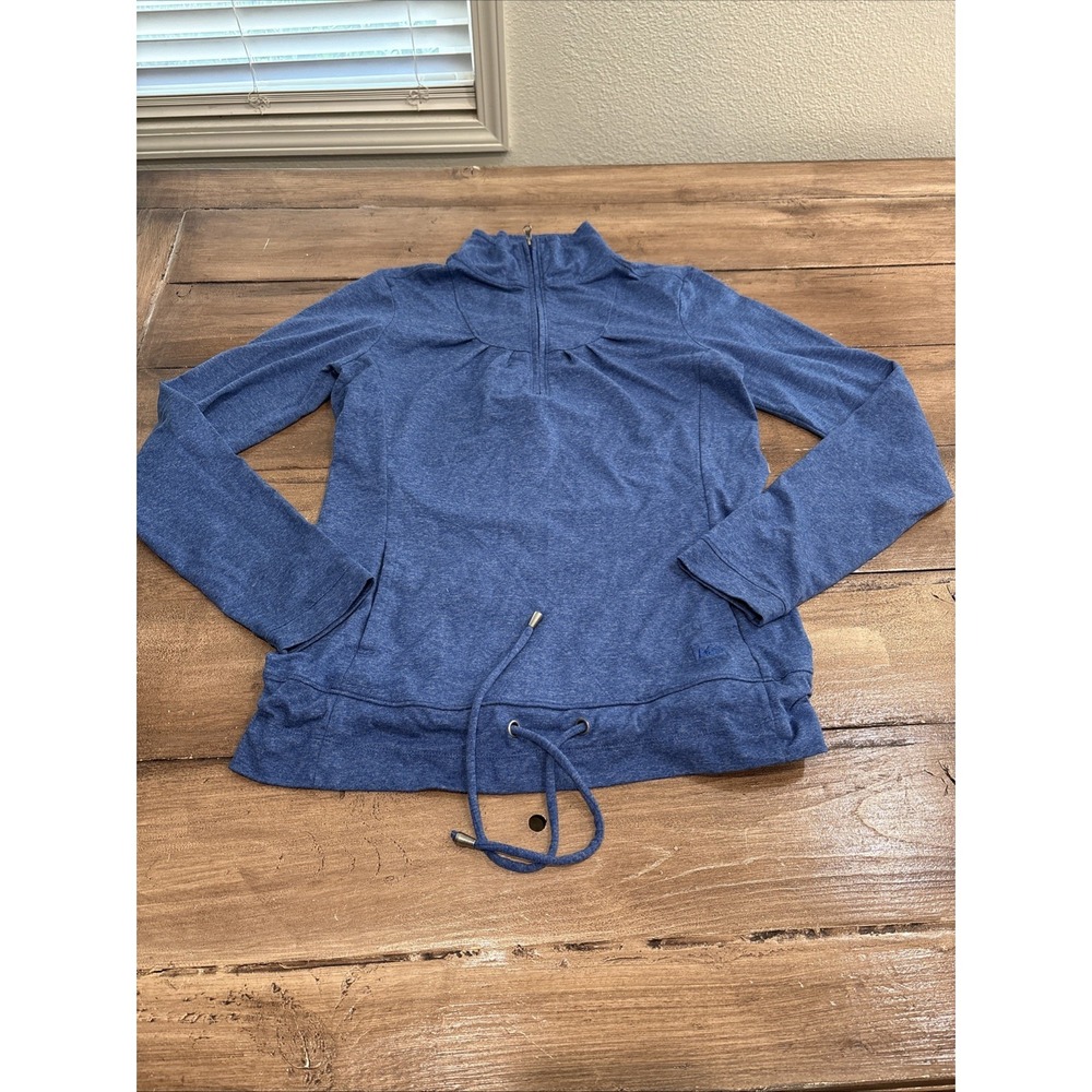 REI Co‎ Op Shirt Womens XS Blue Quarter Zip  Shirt Pullover Outdoor